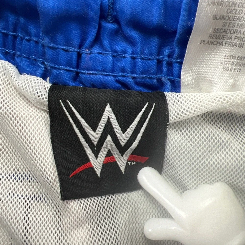 Wwe Swim Trunks Boys L (10/12) Multicolor All Over Legendary Wrestlers Graphic